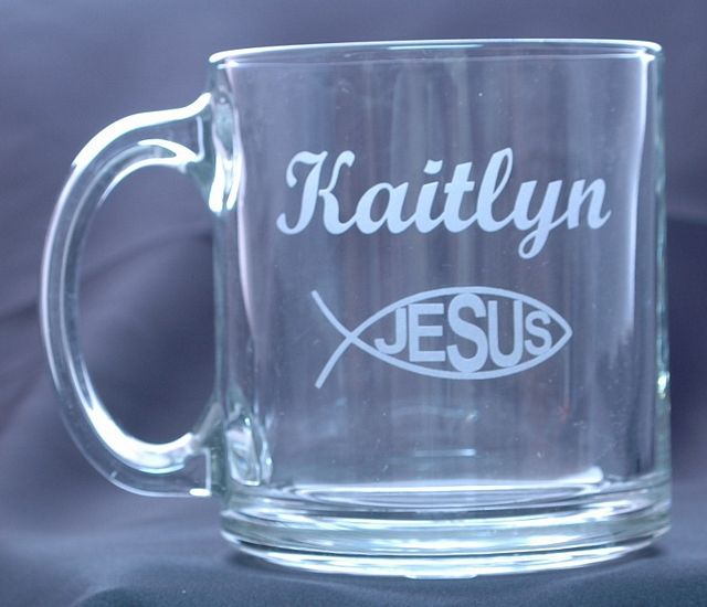Personalized Coffee Mug Customized with Faith Design